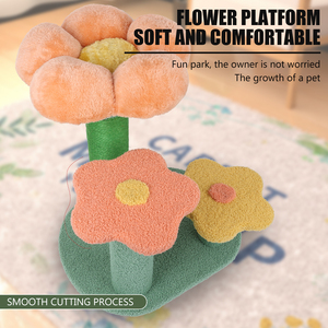 Commercio all'ingrosso della fabbrica Sisal <span class=keywords><strong>Cute</strong></span> Floral <span class=keywords><strong>Cat</strong></span> <span class=keywords><strong>Tree</strong></span> Tower <span class=keywords><strong>Cat</strong></span> Scratching Post Flower <span class=keywords><strong>Cat</strong></span> Climbing <span class=keywords><strong>Tree</strong></span> - Product Image 5