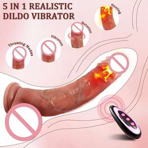 USB Manyetik Şarjlı Uzaktan Kumandalı Yapay Silikon Eko Dostu %100 Su Geçirmez 500g Gerçekçi İtme Hareketli G Vibratör - Product Image 2