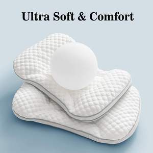 Almohadas de diseño ergonómico de doble altura para niños pequeños, tela de refrigeración de doble cara y almohada de malla transpirable para niños - Product Image 4