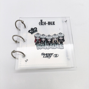 Album de cartes KPOP <span class=keywords><strong>GIDLE</strong></span>, musique Super Lady, album de dessins animés, acrylique, plastique, Soyeon, Miyeon, style coréen, YUQI, fans, petites collections de cartes - Product Image 1