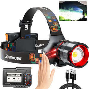 Lampe frontale LED XHP50 6000mAh rechargeable pour la pêche nocturne en extérieur - Product Image 1