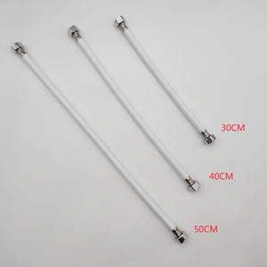 Tuyau de pommeau de <span class=keywords><strong>douche</strong></span> à main en PVC blanc de 0.3m non toxique étanche et anti-pliage <span class=keywords><strong>court</strong></span> accessoire de plomberie <span class=keywords><strong>flexible</strong></span> - Product Image 2