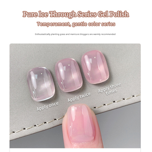 Logo personnalisé <span class=keywords><strong>Nude</strong></span> Color Vernis à <span class=keywords><strong>ongles</strong></span> en gel UV Soak Off Vernis à <span class=keywords><strong>ongles</strong></span> en gel de Noël Couleur nue - Product Image 4