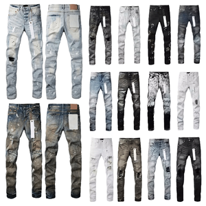 Jeans <span class=keywords><strong>De</strong></span> Alta Calidad En Tendencia Para La <span class=keywords><strong>Moda</strong></span> Europea Y Americana - Product Image 1