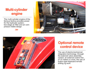 Equipo de Perforación Neumática Montado en Tractor para Pozos de Agua, 200m de Profundidad, Alto Torque, para Roca Dura, Riego Agrícola/Exploración - Product Image 3