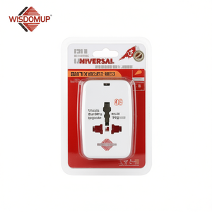 Adattatore di alimentazione universale Wisdomup, ingresso 100-240V, uscita 5V/2A con protezione da sovraccarico per uso in viaggio - Product Image 1