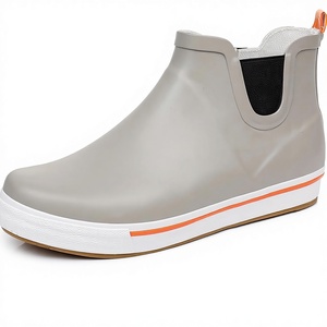 Bottes de pluie en caoutchouc légères et imperméables unisexes mi-mollet avec haute adhérence pour toutes les saisons, pêche, jardinage, <span class=keywords><strong>camping</strong></span> - Product Image 1