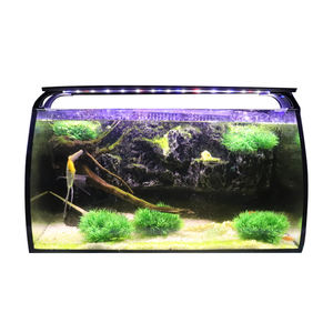 Aquarium Hygger de haute qualité avec décoration rocheuse, éclairage d'aquarium 18W et pompe à eau 7W - Product Image 2