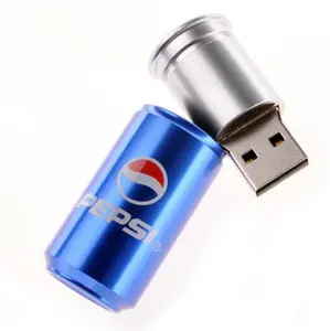 Langlebiges stilvolles 64 GB USB-Flash-Laufwerk/USB-Stick-Pen-Design 16 GB 8 GB 32 GB eingebauter 1 GB-Autolagerung spezielle Metall-Ring-Pull-Dosen