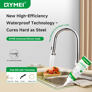QYMEI Advanced Silicone Caulk Kitchen Gap Filler Plástico Acero Impermeable Sellador antimoho para Borde de fregadero y juntas contra salpicaduras - Product Image 3