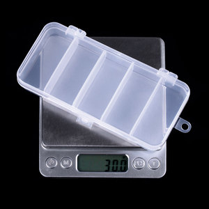 Boîte transparente en plastique pour la pêche, accessoire de <span class=keywords><strong>leurre</strong></span> pour attraper des poissons, couche unique, 1 pièce - Product Image 5
