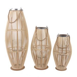 New Top selling NATURAL HANDMADE BAMBOO <b>LANTERN</b>/ BAMBOO <b>LAMP</b> WITH HANDLES at FACTORY PRICE Decorative <b>Lantern</b>, <b>Lamp</b> - Product Image 2