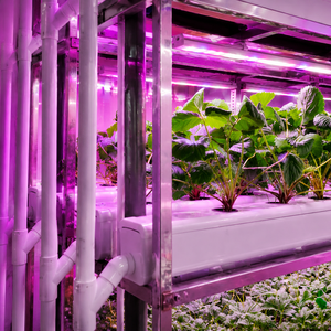 Sistema de cultivo hidropónico de una sola cara para fresas con drenaje automático, ventiladores de extracción sencillos, ciclo de luz fijo y completamente cerrado. - Product Image 5