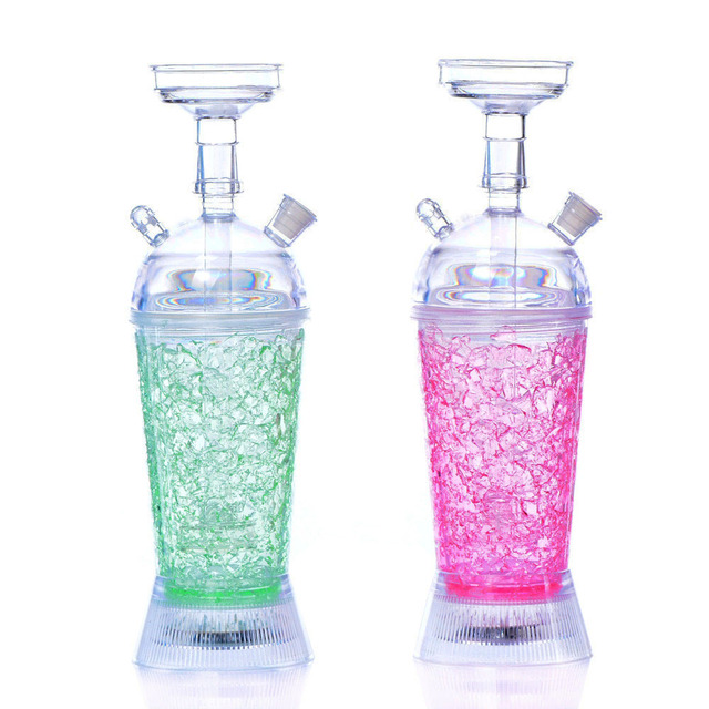 Wholesale OEM/ODM Good Quality and Cheap LED Battery Powered Electronic Shisha  Hookah