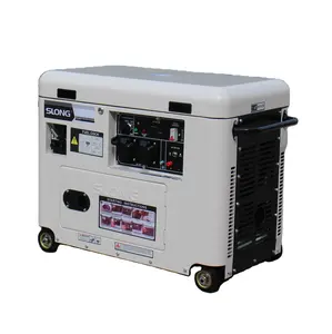 Generador de gasolina supersilencioso, dosel de bajo ruido, generador de 6,0/6,5 kW, SL8000W-SE