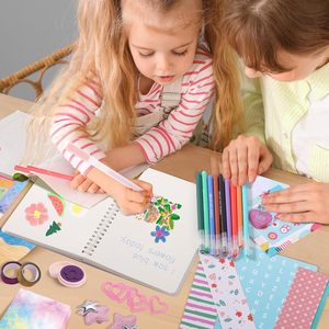 Diario Fai-da-Te per <span class=keywords><strong>Ragazze</strong></span>, Giocattoli Artigianali per Bambini, Regalo di Compleanno, Crea il Tuo Diario Personalizzato - Product Image 5