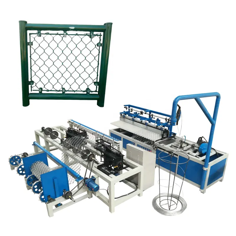 Machine d'escrime à maillons de chaîne machine manuelle de fabrication de clôtures machine à treillis métallique en fer