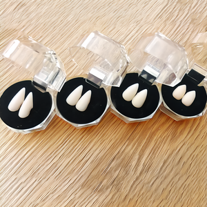 Dents de vampire, crocs, décorations d'Halloween, accessoires de fête, cosplay, mascarade, dents de <span class=keywords><strong>loup</strong></span>, dents de sorcière - Product Image 4