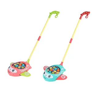 Baby learns to walk pushcart model 6 months baby sensory toys walker bell pushcart small hand-propelled