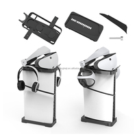 Support de bureau horizontal JSY-P5178 pour console PS5 Slim, base de rangement avec crochet pour casque, support pour lunettes VR, accessoire de jeu
