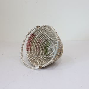 Wholesale <b>Round</b> Seagrass Woven <b>Storage</b> <b>Basket</b> with Handle for Home Organization and Decoration - Product Image 2