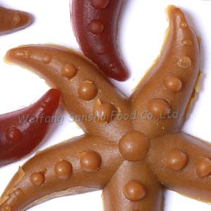 Venta al por mayor de golosinas para perros orgánicas prensadas con forma de estrella de mar, golosinas para mascotas - Product Image 3