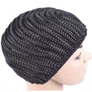 Gorro de aciano para hacer la peluca más fácil, menos estrés en tu cabello Natural, gorra trenzada, red para mujeres negras - Product Image 4