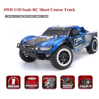 Remo Hobby 1021 Coche RC Eléctrico de Alta Velocidad a Escala 1/10 9EMU 4x4 Todoterreno con Dos Motores, Cepillado, Impermeable, Camioneta de Pista Corta Traxx