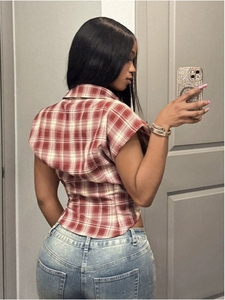 Haut rétro ajusté et décontracté 929 Summer Sey avec taille apparente - Product Image 4