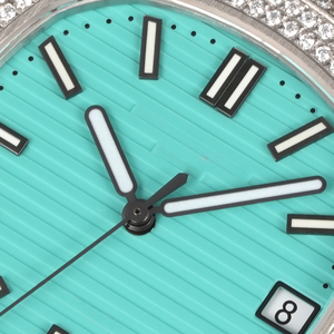 Montres de luxe pour hommes, style 5711, cadran bleu, édition limitée 1A-018, montre mécanique automatique, montre-bracelet doublement signée - Product Image 3