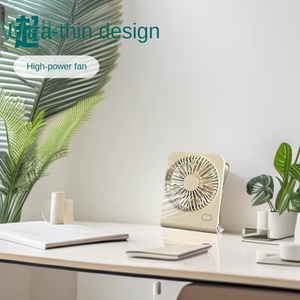 Nouveau <span class=keywords><strong>ventilateur</strong></span> portable <span class=keywords><strong>ultra</strong></span>-fin à 3 vitesses avec batterie intégrée USB <span class=keywords><strong>pour</strong></span> bureau, étudiant, <span class=keywords><strong>chambre</strong></span> à coucher, dortoir, vent puissant et <span class=keywords><strong>silencieux</strong></span> - Product Image 3