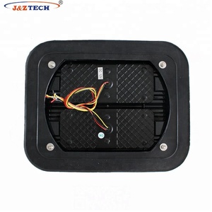 Lampu sorot LED ambulans persegi 9*7 inci 12V 24V, lampu sorot peringatan suhu warna 5000K penanda samping kendaraan darurat - Product Image 3