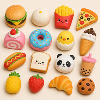 Jouet Squishy Donut à Remontée Lente, Balle Anti-Stress Donut Anneau Réaliste, Jouet Sensoriel Doux pour Enfants et Adultes, Idéal pour le Bureau