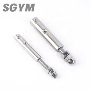 316 paslanmaz çelik kablo korkuluk iplik parçaları tel halat gergi alıcı Terminal sonu geçiş çapa çapraz klip kelepçe - Product Image 4