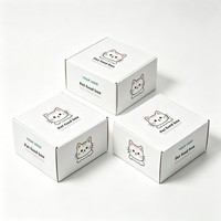 Boîte en papier biodégradable personnalisable et recyclable pour l'emballage de nourriture pour animaux, jouets, collations et nutriments, vente en gros