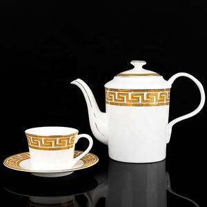 ชุดเครื่องครัวโบนไชน่า สไตล์ยุโรปสมัยใหม่ ชุดกาแฟเคลือบเงา - Product Image 3