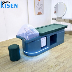 KISEN Multifunctional Hair Wash Shampoo Bed Moxibustion Bed Foot Bath Water Circulation Massage Bed for <b>Physical</b> Therapy Shop - Product Image 1