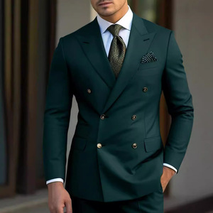 Costume trois pièces pour homme, coupe ajustée, motif floral perlé de haute qualité, col à nœud papillon, pour tenue décontractée ou professionnelle, style britannique - Product Image 2