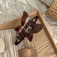 Pince à cheveux papillon élégante de style français personnalisable, faite à la main en acétate, écologique, légère, de haute qualité et polyvalente