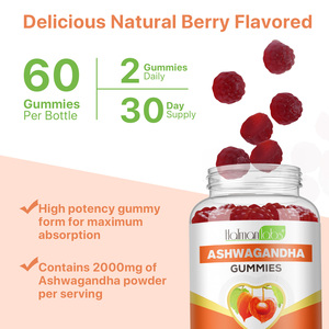 Organische Ashwagandha Extract Supplement Voor Vrouwen Huid Resveratrol Rijke Kruidencapsules Nutritionele Plant Gummies - Product Image 5