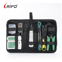 Kit de herramientas de red combinación de crimpadora de cable de red fuente de alimentación manual al por mayor y juego de herramientas manuales para el hogar