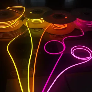 1cm cut DC12V 6mm 8mm IP67 silicone led luci flessibili al neon per insegne al neon strisce al neon