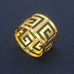 Luxe Jolie <span class=keywords><strong>Rose</strong></span> Or Anneau Serviettes Fantaisie Porte-Serviettes Élégant Métal Jaune Minimaliste Bling <span class=keywords><strong>Serviette</strong></span> Anneaux Décoratifs - Product Image 1