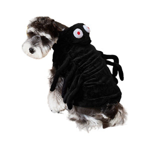 Costume pour animaux de compagnie sur le thème des araignées, vêtements rembourrés en coton noir, taille SML, pour chat et chien, tenue de transformation pour fête d'Halloween - Product Image 2