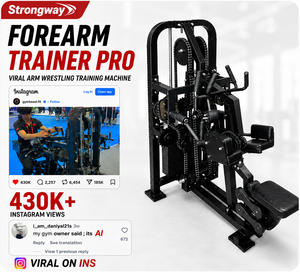 Appareil d'entraînement commercial pour avant-bras, machine <span class=keywords><strong>de</strong></span> lutte des bras, équipement <span class=keywords><strong>de</strong></span> musculation réglable pour la force <span class=keywords><strong>de</strong></span> préhension - Product Image 1