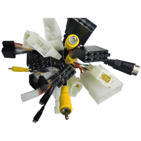 C9003H-8Pin DJ7021-6.3-11 3.0-9Pin Cableado Automotriz de Cobre Estañado PTFE/PVC, Conjunto de Cables Electrónicos