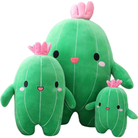 En stock, super doux, mignon, kawaii, vente en gros, peluche, dessin animé, peluche, oreiller, jouet en peluche, plante cactus
