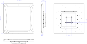 ZKRadio ZUR500B ISO18000-6C/EPC C1G2 protocole IP66 lecteur de parking RFID UHF étanche avec <span class=keywords><strong>antenne</strong></span> 12dBi - Product Image 5