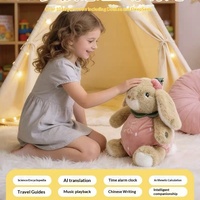 Peluche intelligente AI en forme d'animal mignon, jouet doudou, éléphant, lapin, compagnon créatif pour enfants, cadeau original 30cm, vente en gros