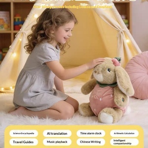 Peluche intelligente AI en forme d'animal mignon, jouet doudou, éléphant, lapin, compagnon créatif pour enfants, cadeau original 30cm, vente en gros - Product Image 5